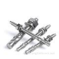 S304Wedge Anchor Bolt con Nutbolt con NutandWasher